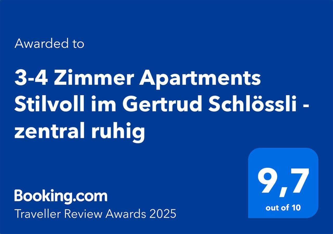 2-4 Zimmer Apartments Stilvoll Im Gertrud Schloessli - Zentral Ruhig Санкт-Галлен Экстерьер фото